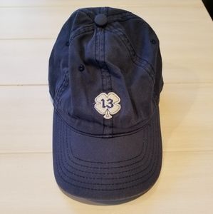 Lucky Brand 13 4 Leaf Clover Navy Baseball Hat Cap